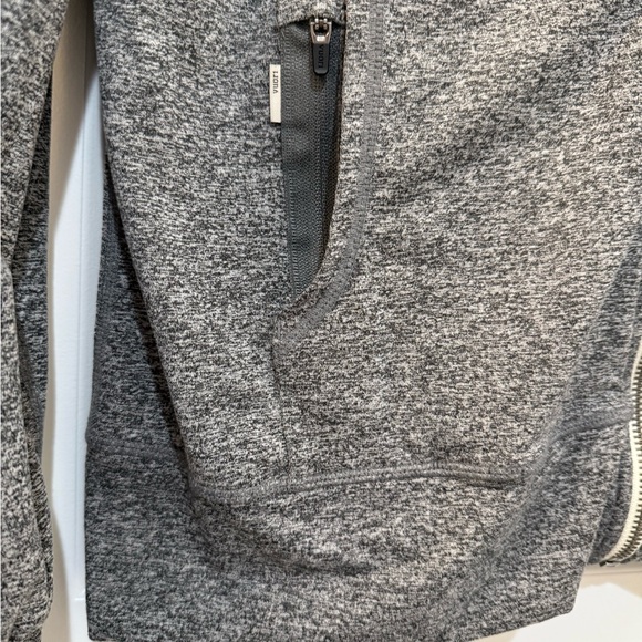 Vuori Women’s Gray Zip-Up Hoodie Sweater - Picture 2 of 6